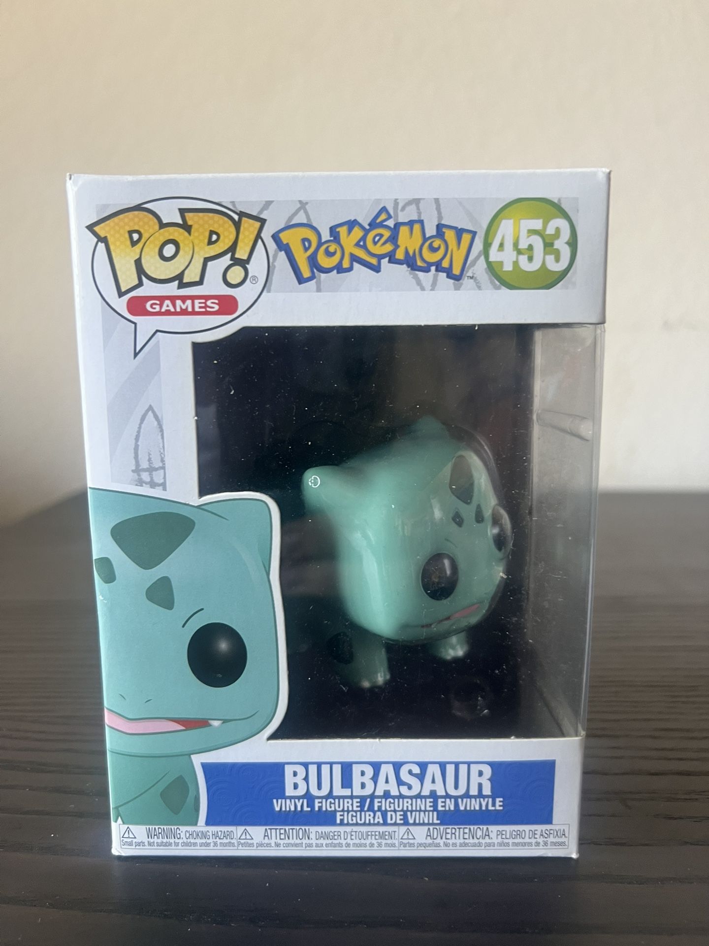 VAULTED Bulbasaur Funko Pop #453 Games Nintendo Video Pokemon Vinyl Figure Toy