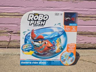 NEW Zuru Robo Fish Swim'n Fish Bowl