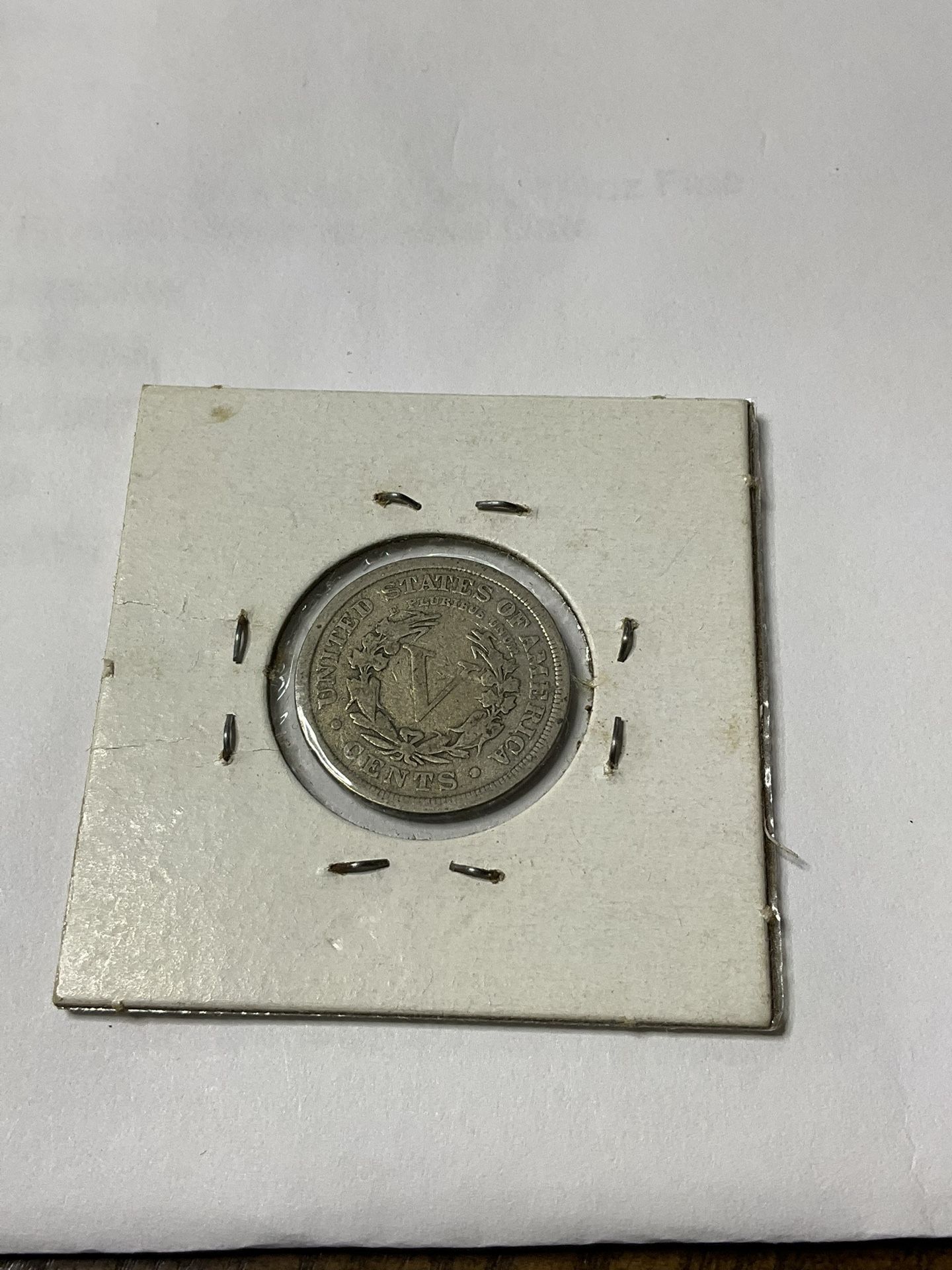 1912 liberty head nickel five cent piece