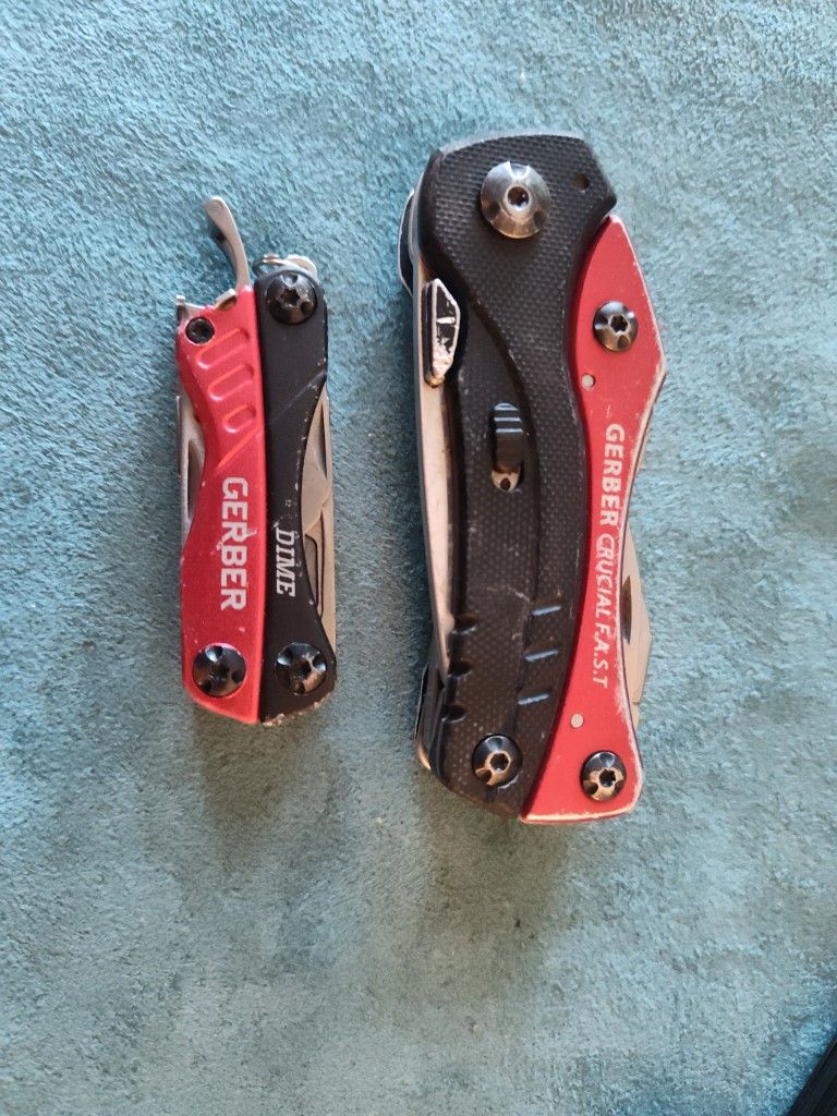 Barber Crucial Fast Multi Tool & Gerber Dime