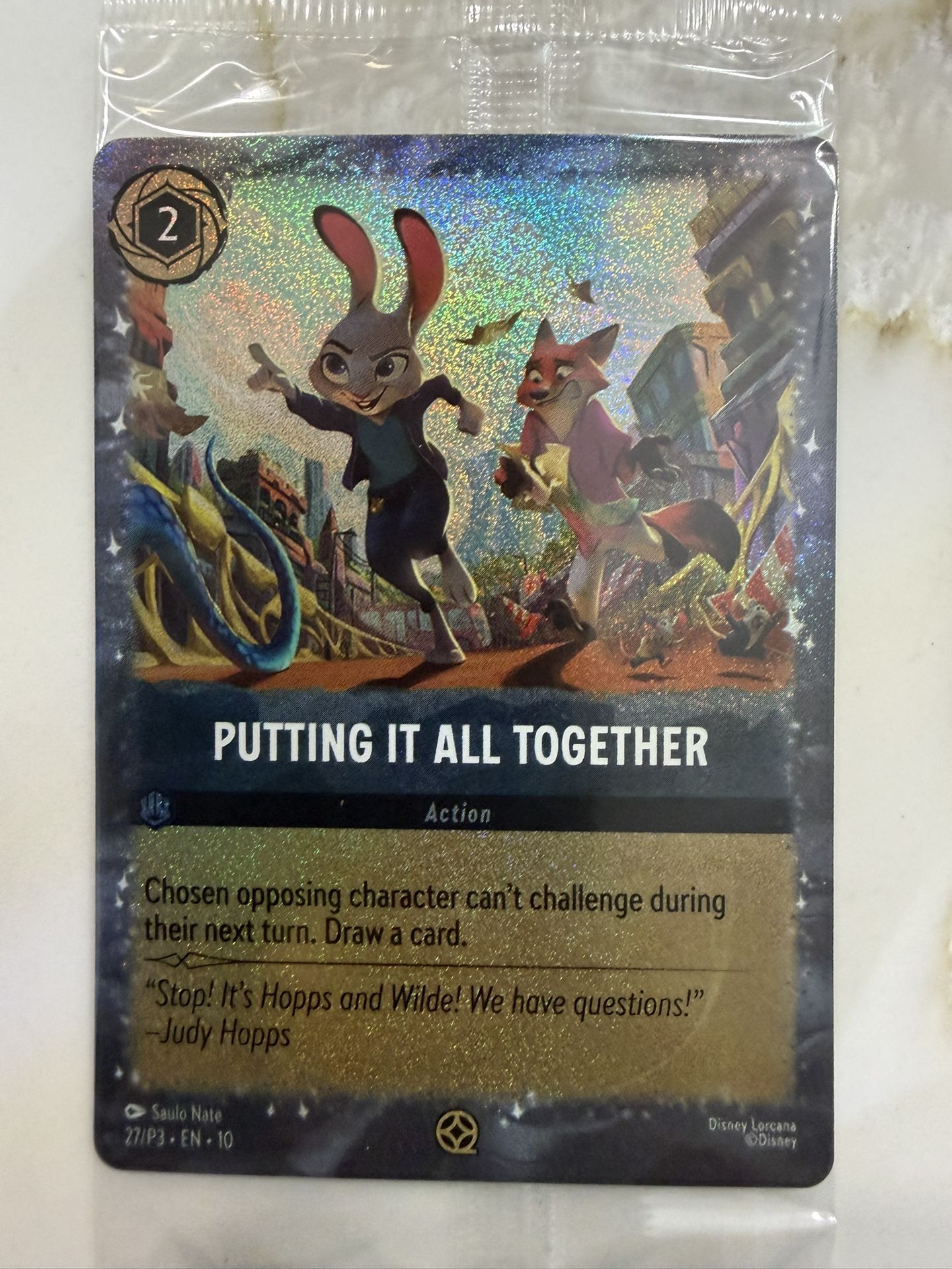 Zootopia 2 Lorcana Disney Promo Card