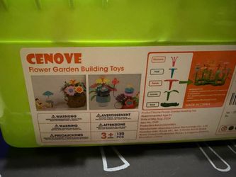Flower garden building toys