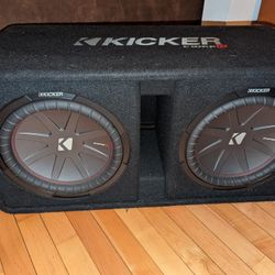 Kicker Comp Type R Dual 12 W Box And Amp