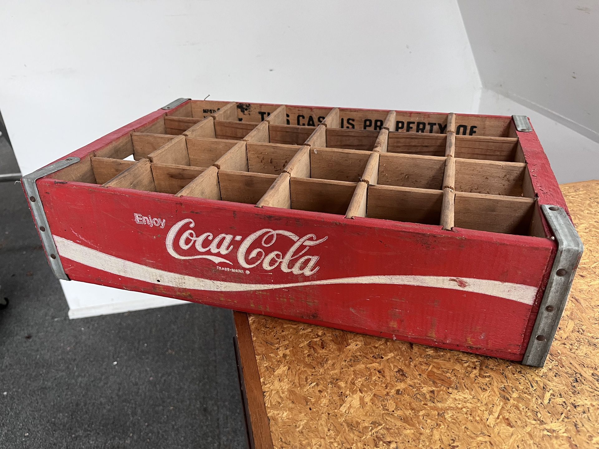 Antique Coke Bottle Crate