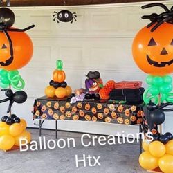 Holloween balloon decoration