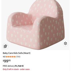 Baby Care Kids Sofa (Heart)