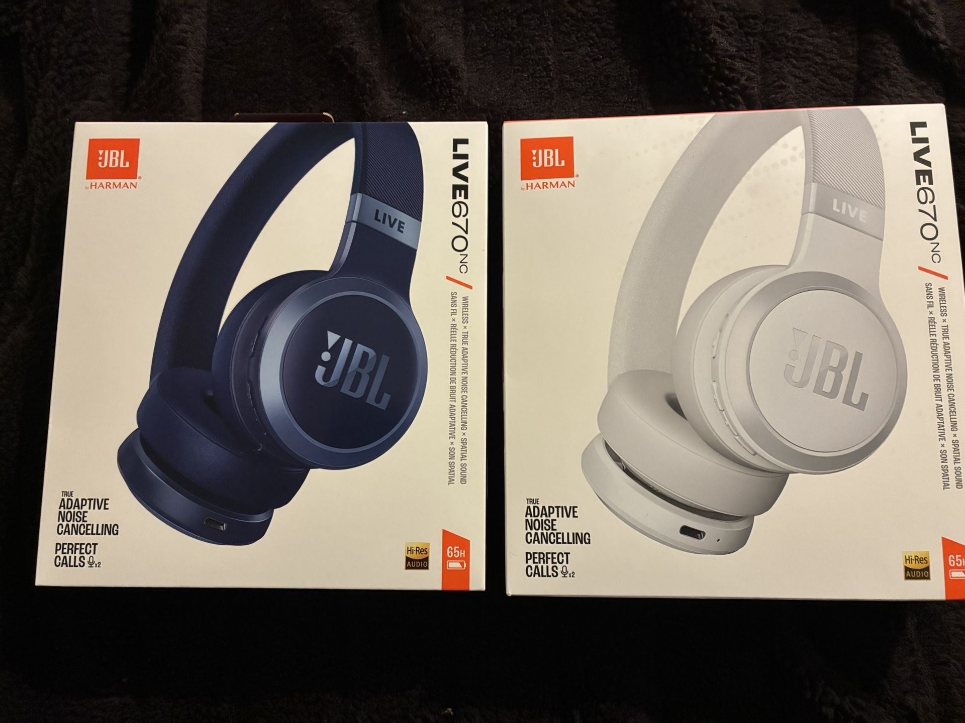 JBL Live 670NC Noise-Cancelling On-Ear Wireless Headphone