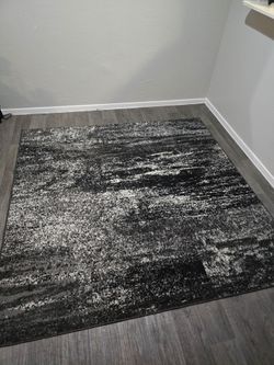 Black & White Area Rug
