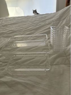 Clear organizers for drawers or on own