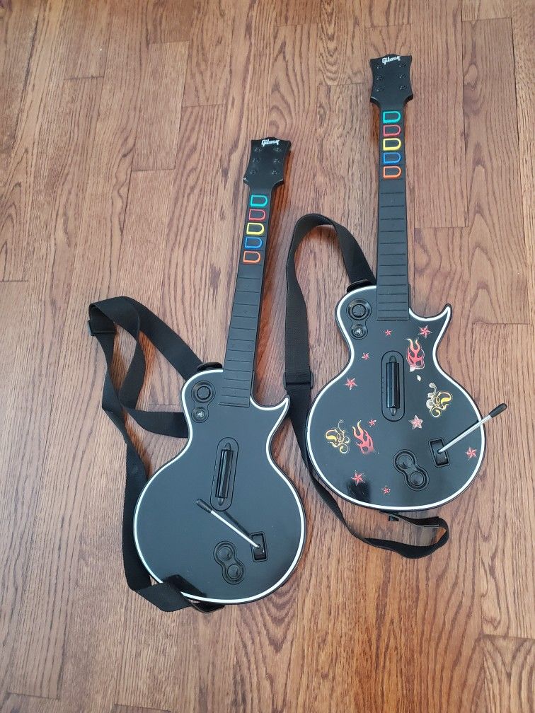 Guitar Hero Les Paul Gibson Wireless PS3 Sony Playstation 3 video game No Dongle so untested
