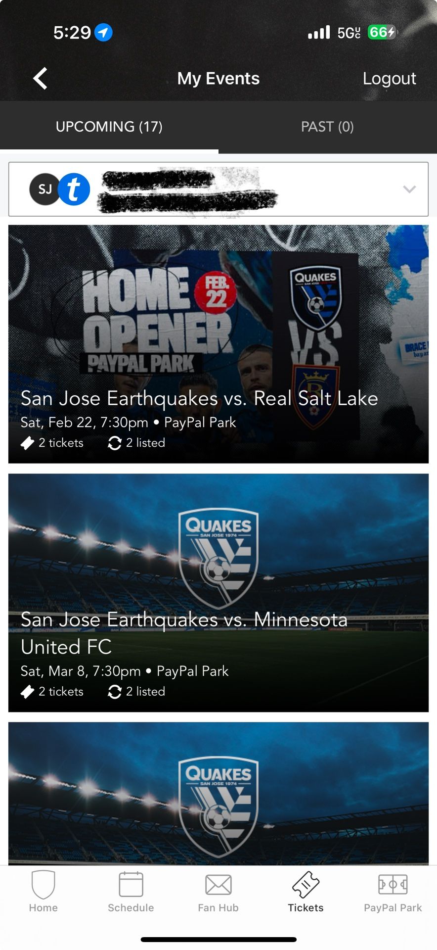San Jose Earthquakes Season Tickets