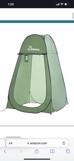 Wolf wise  Outdoor Pop Up Shower Tent Whit UV Protection 