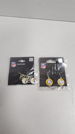 NFL Pittsburgh Steelers Earrings – 2 Pairs