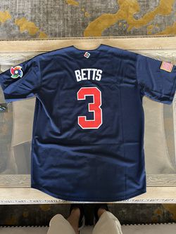 Mookie Betts USA Jersey Mens Large Blue 2023 World Baseball Classic for  Sale in Palm Desert, CA - OfferUp