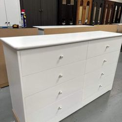 Dresser 8 Drawer New White 