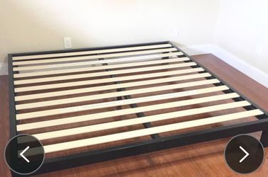 Wood Bed Espresso Color Full Size Brand New