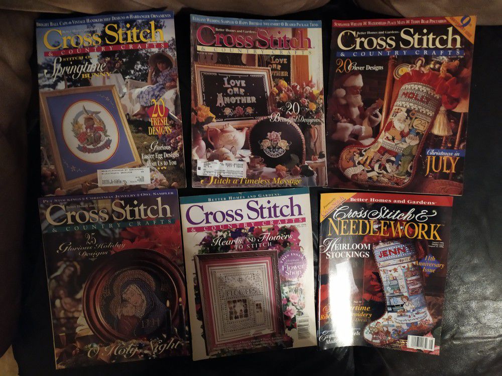Cross Stitch Magazines 17 issues 1994 - 1997