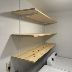 Scandinavian Style Shelving W 61” D 16” H 48”