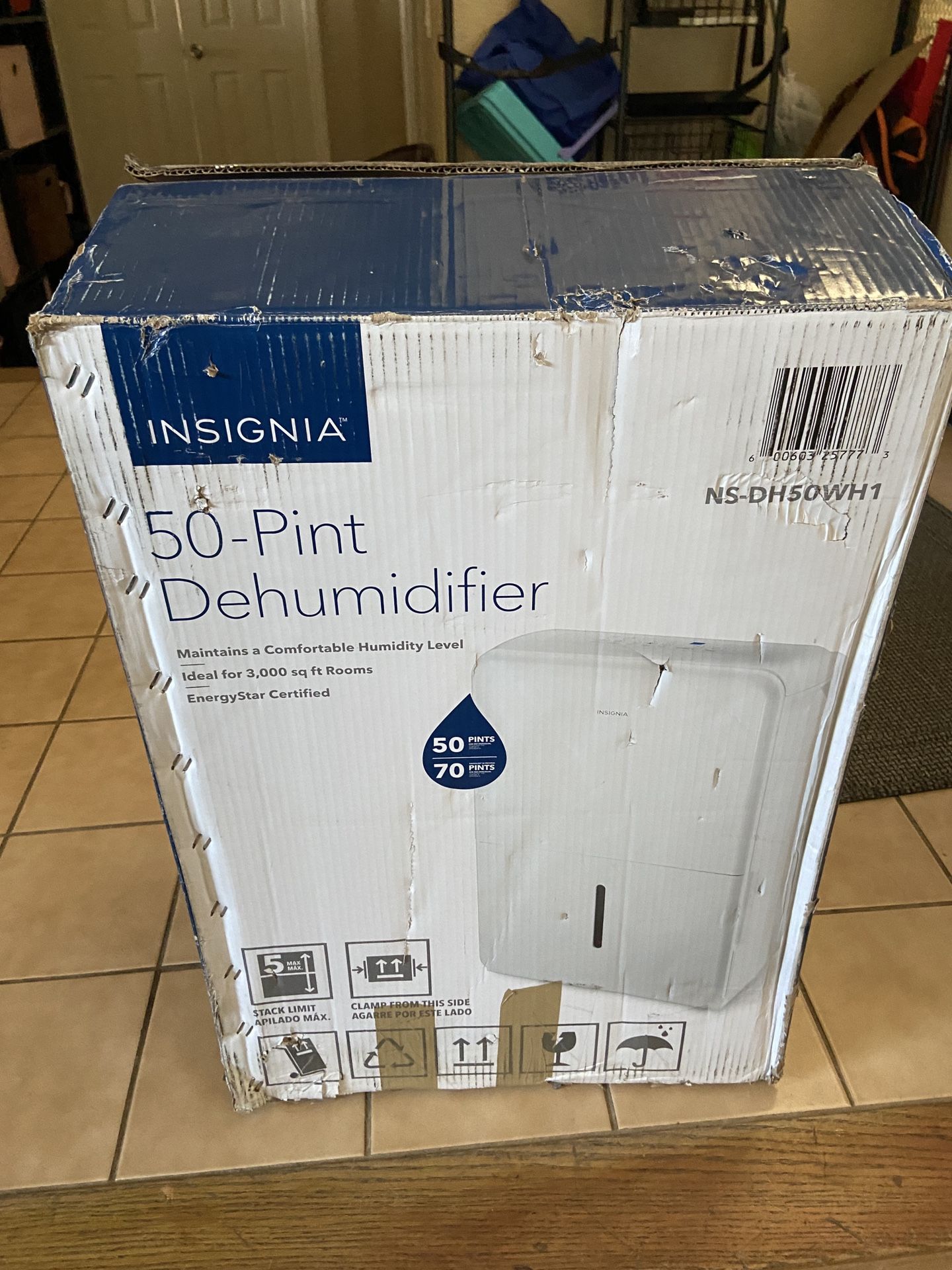 Insignia 50 Pint Dehumidifier