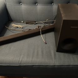 Samsung Soundbar With Woofer