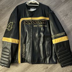 Schott NYC Leather Racing Jacket