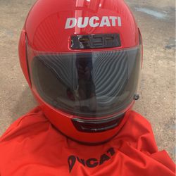 Suomy Ducati Branded Motorcycle Helmet Small (6-1/4 To 6-7/8