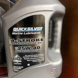 New Gallon 4 Stroke 25w -40 Marine Boat Oil Mercury