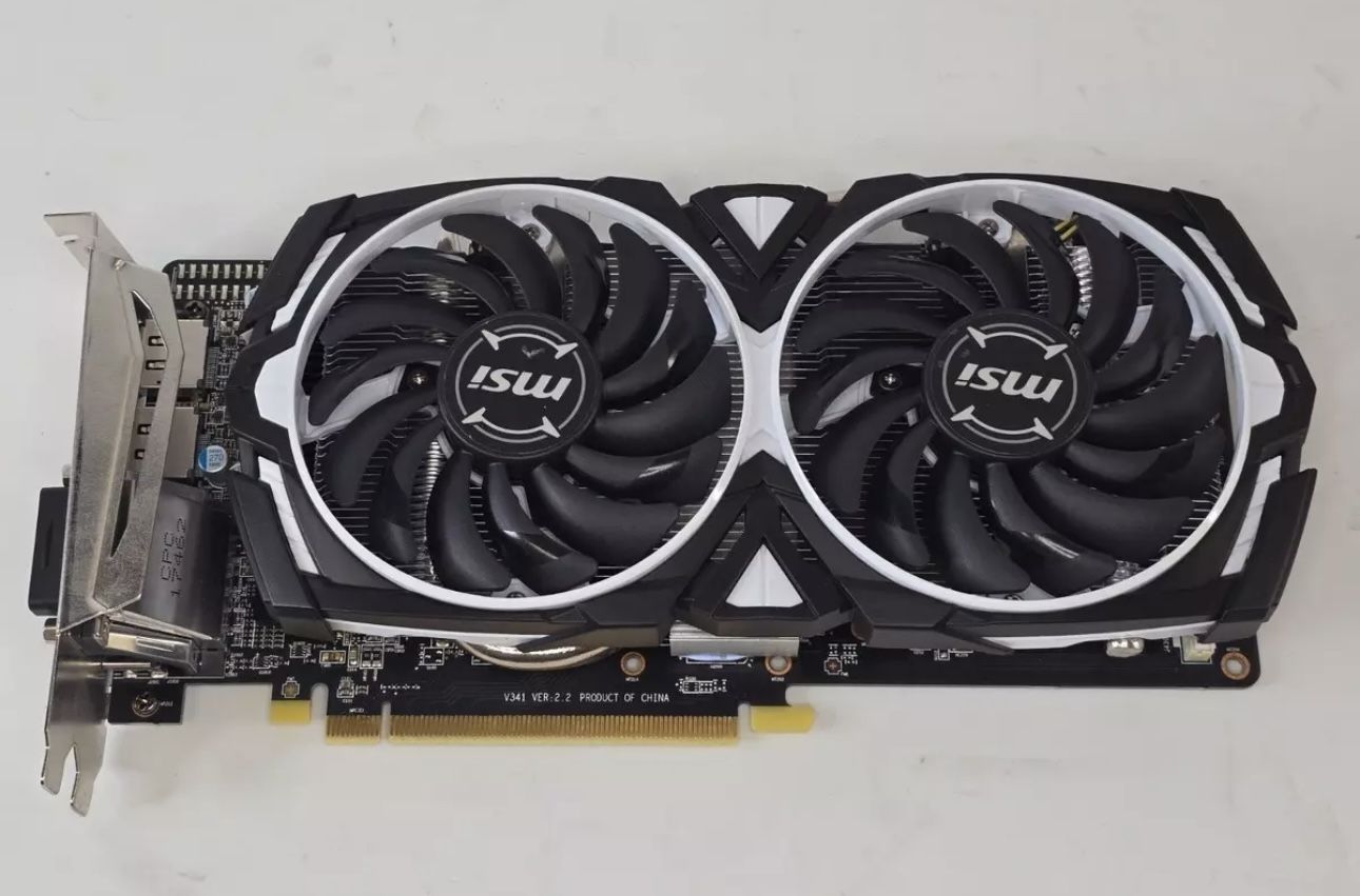 MSI Radeon RX 570 Armor 4G OC 4GB GDDR5 Graphics Card Used