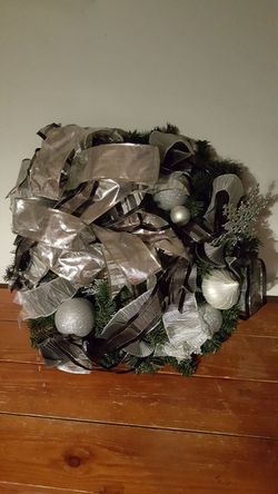 Raider themed Christmas Wreath