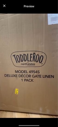 White Extra Wide Configurable Baby Gate - ToddleRoo