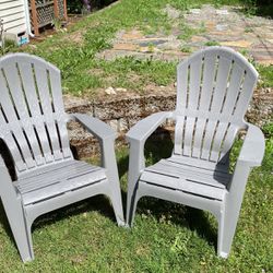 2 Adirondack Outdoor Chairs