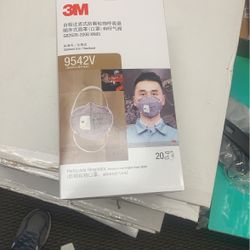 Closeout New 3M 9542V N95 Mask Respirator - Great For Covid Protection And Jobs Like Painting And Woodworking 