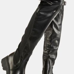 $90✨️🎀DOLL KILLS black over-the-knee or thigh-high boots. Size 8-$90🎀✨️