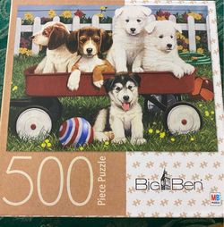 $2 Puzzles 300 & 500 Larger Pieces Complete