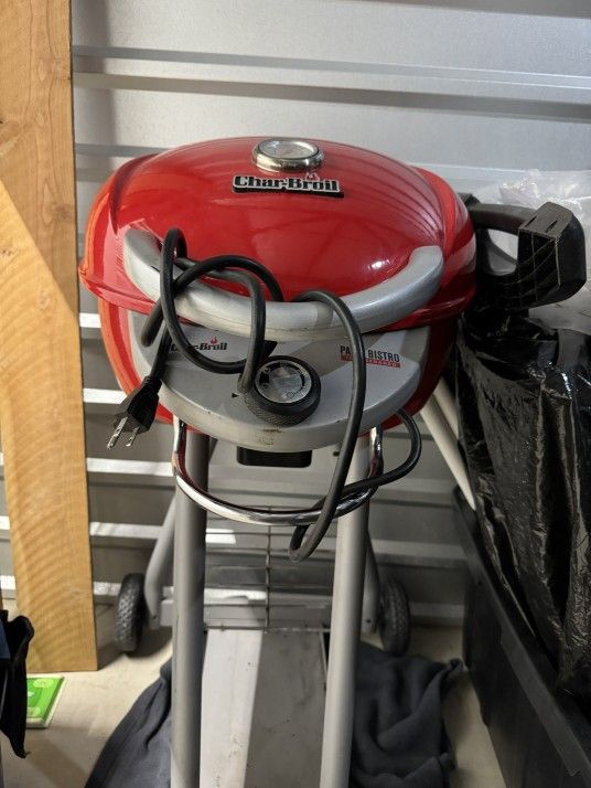 CharBroil Patio Bistro TRUInfrared Electric Grill Red Color for Sale