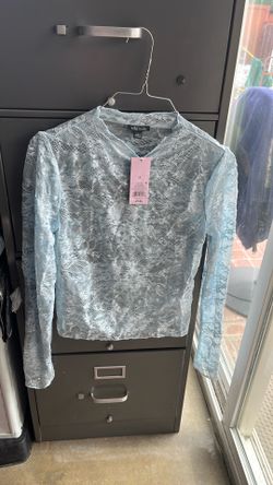 Nwt wild fable light blue long sleeve top