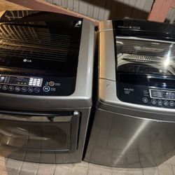 LG Washer And Dryer Set Electric 