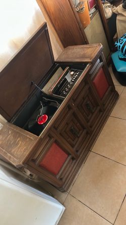 Vintage record player