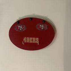 49ers Wall Key Holder