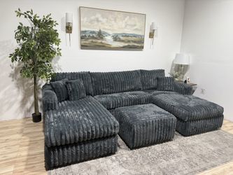 Dark Grey Sectional Couch
