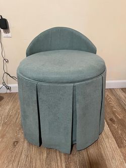 BLUE OTTOMAN