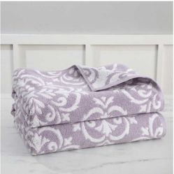 Martha Stewart Jacquard Bath Towels 2set