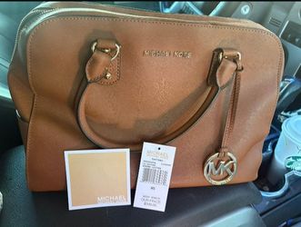 Michael Kors Saffiano Leather Satchel Bag