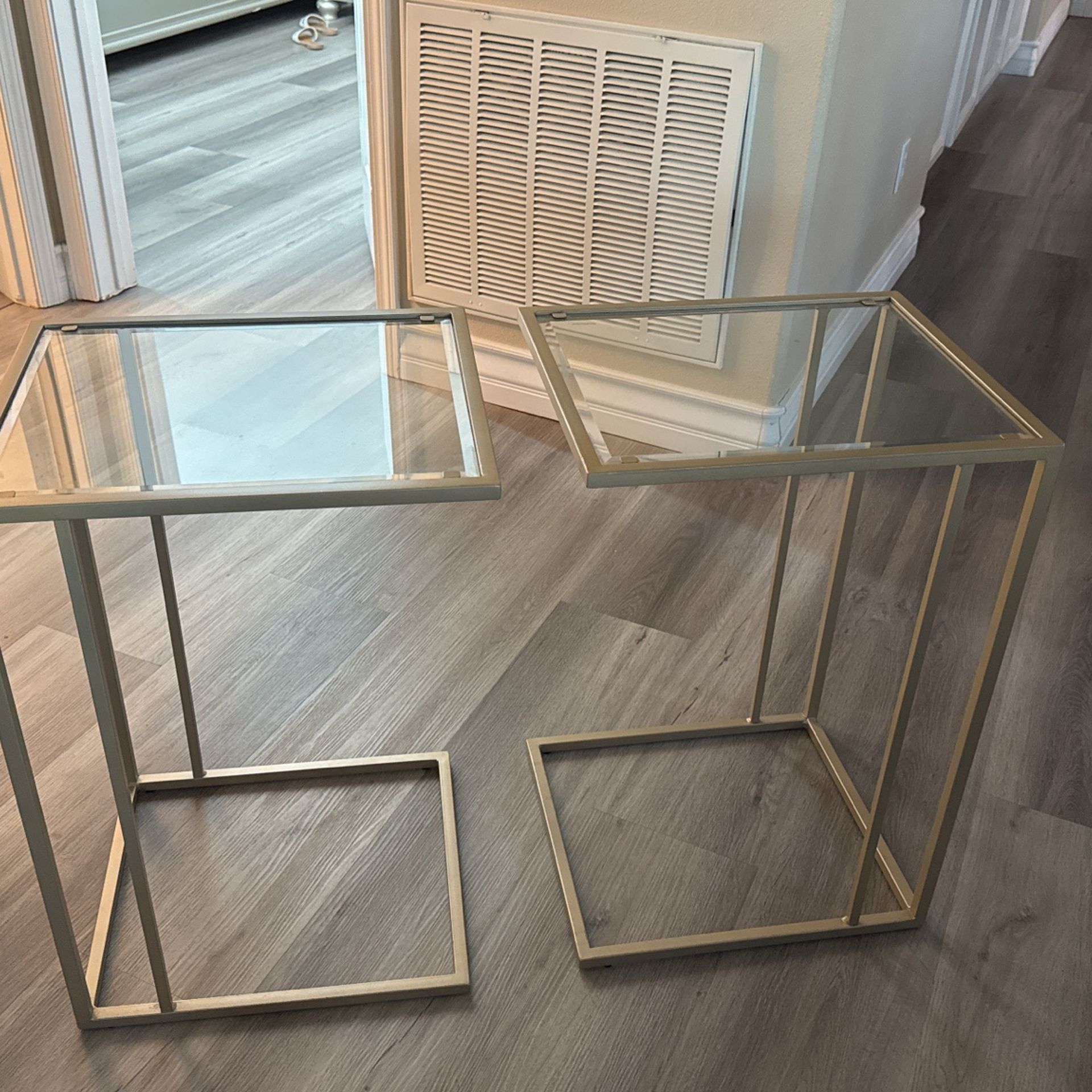 Blush Gold 2 Table In Very Good Conditions