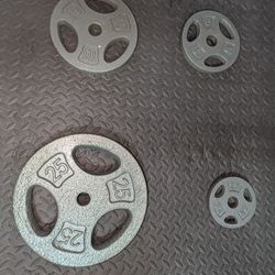 1" Weight Plates $0.50 A Pound