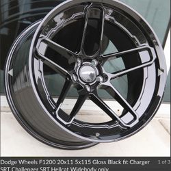20x11 Dodge Wideboby Hellcat Wheels 