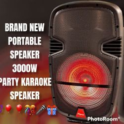 BLUETOOTH PORTABLE SPEAKER KARAOKE SPEAKER 🎈🎈🎶🎵🎉🎤🎁