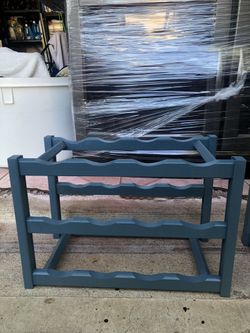 Wooden wine rack