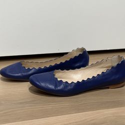 Blue Chloe Flats
