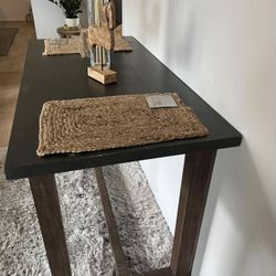 Crate and barrel, table and stools